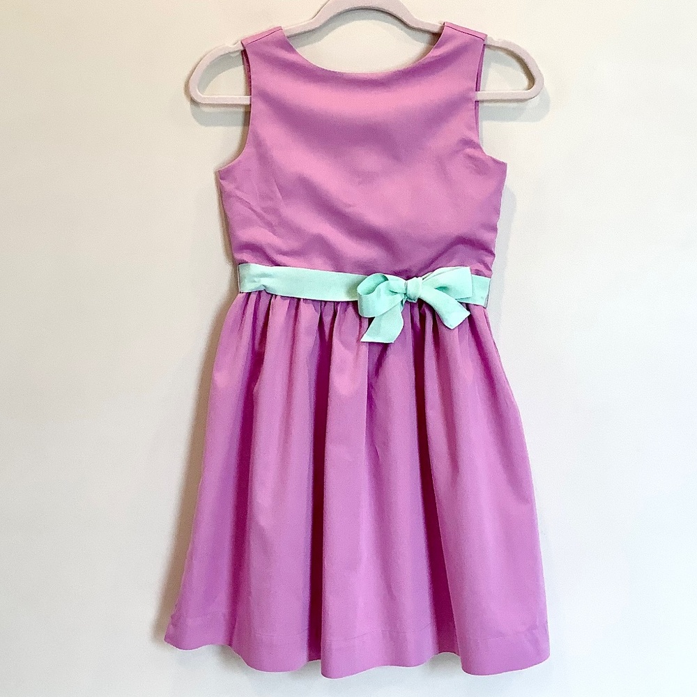 Jcrew girls lavender sateen party dress